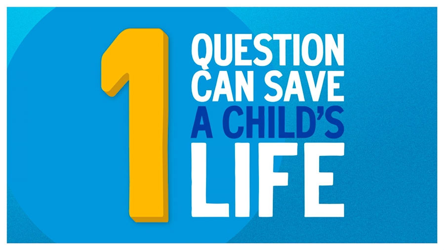 Graphic: One question can save a child's life